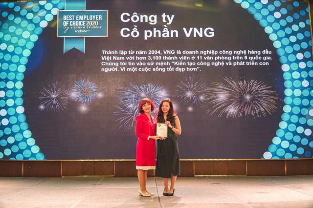 VNG đạt top 2 thương hiệu nhà tuyển dụng được sinh viên CNTT yêu thích VNG đạt top 2 thương hiệu nhà tuyển dụng được sinh viên CNTT yêu thích