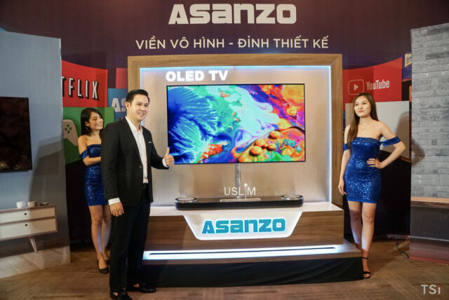 Asanzo ra mắt TV uSlim dùng màn OLED siêu mỏng, giá 96 triệu đồng Asanzo ra mắt TV uSlim dùng màn OLED siêu mỏng, giá 96 triệu đồng