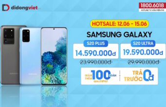 Di Động Việt bán Galaxy S20 Plus, S20 Ultra giảm giá đến 10,4 triệu trong 4 ngày