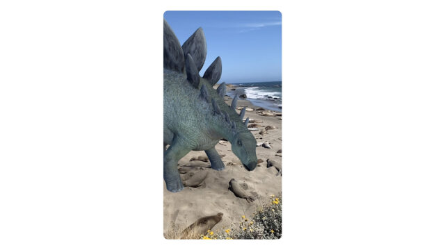 Google tìm kiếm hiển thị mô hình AR 3D khủng long kỷ Jura Google tìm kiếm hiển thị mô hình AR 3D khủng long kỷ Jura