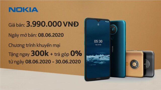 Nokia 5.3 ra mắt, pin 2 ngày, giá 3,99 triệu đồng Nokia 5.3 ra mắt, pin 2 ngày, giá 3,99 triệu đồng