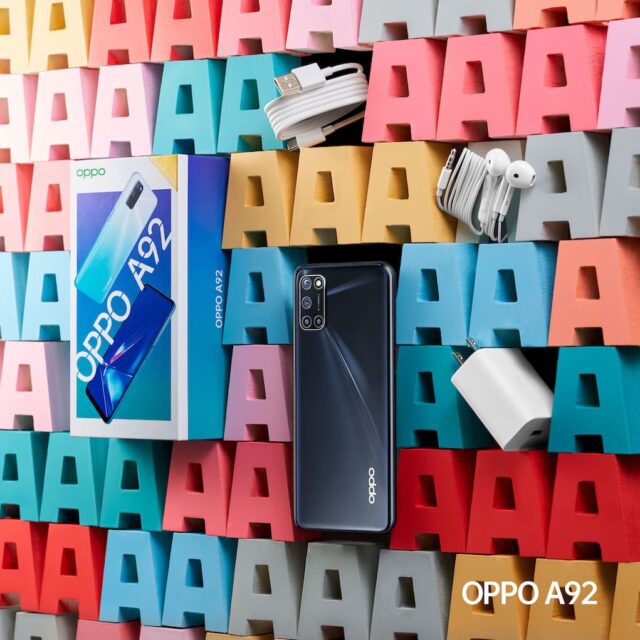 OPPO A92 lên kệ: hai màu đen và trắng, giá 7 triệu đồng