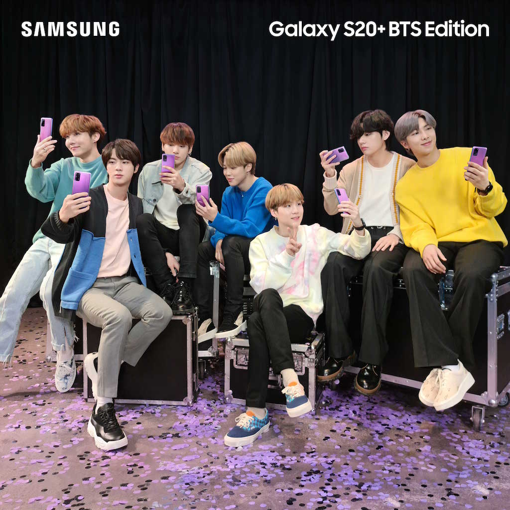 Samsung ra mắt phiên bản đặc biệt Galaxy S20+ BTS