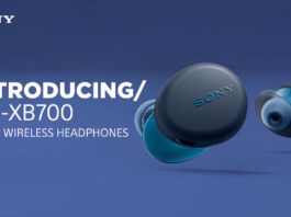 Ra máy tai nghe Sony Extra Bass True Wireless WF-XB700