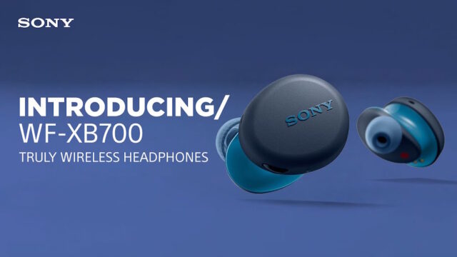 Ra máy tai nghe Sony Extra Bass True Wireless WF-XB700 Ra máy tai nghe Sony Extra Bass True Wireless WF-XB700