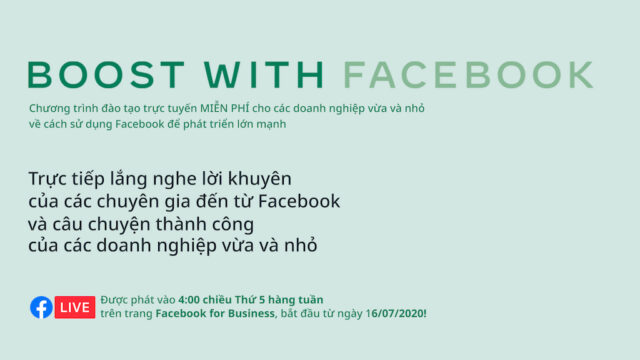 Facebook ra mắt chương trình đào tạo “Bệ phóng Doanh nghiệp” tại Việt Nam Facebook ra mắt chương trình đào tạo “Bệ phóng Doanh nghiệp” tại Việt Nam