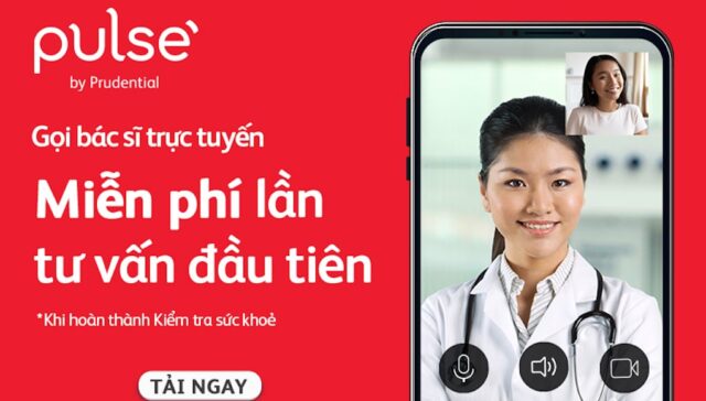 Ứng dụng Pulse by Prudential hỗ trợ tư vấn sức khỏe miễn phí với bác sĩ trực tuyến Ứng dụng Pulse by Prudential hỗ trợ tư vấn sức khỏe miễn phí với bác sĩ trực tuyến