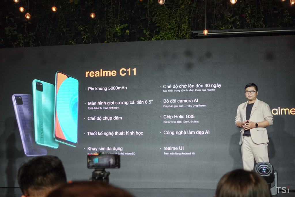 Ra mắt hệ sinh thái sản phẩm AIoT và công bố giá bán realme C11