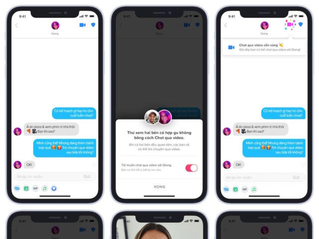 Tinder triển khai thử nghiệm tính năng gọi video Face to Face Tinder triển khai thử nghiệm tính năng gọi video Face to Face