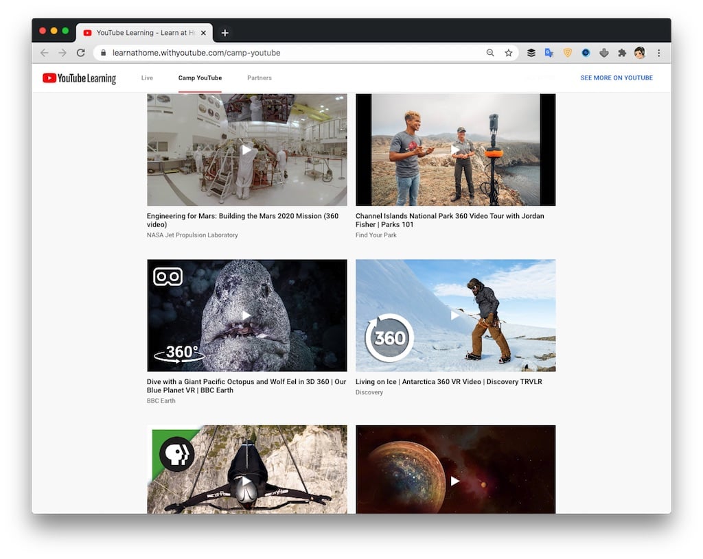 YouTube giới thiệu kho video VR giúp bạn giải trí ngay tại nhà YouTube giới thiệu kho video VR giúp bạn giải trí ngay tại nhà