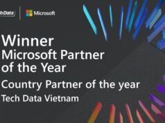 Tech Data Việt Nam giành giải thưởng Đối tác Quốc gia năm 2020 của Microsoft