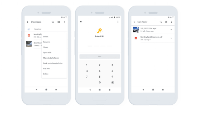 Ứng dụng Google Files thêm tính năng đặt mật khẩu cho 'thư mục an toàn' Ứng dụng Google Files thêm tính năng đặt mật khẩu cho 'thư mục an toàn'