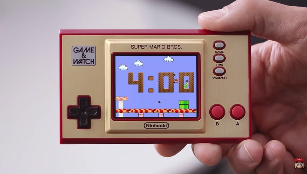 Nintendo Game & Watch, máy chơi game cầm tay ra mắt trong tháng 11