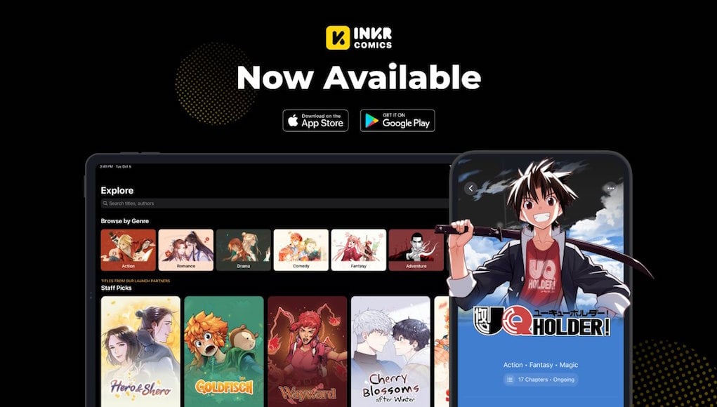 INKR Comics, ứng dụng đọc và xuất bản truyện tranh của đội ngũ kỹ sư người Việt