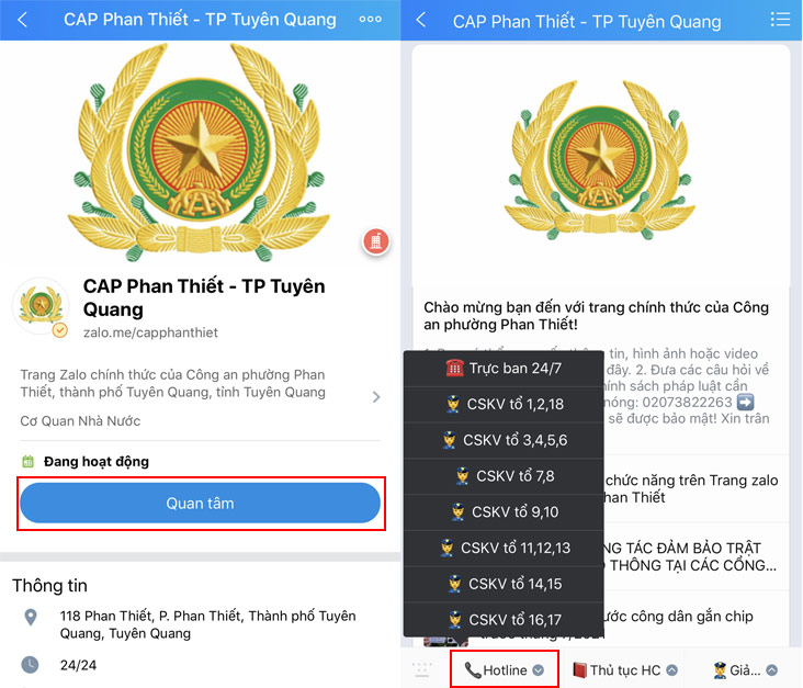 Tuyên Quang lập 146 trang Zalo nhằm cải cách hành chính Tuyên Quang lập 146 trang Zalo nhằm cải cách hành chính