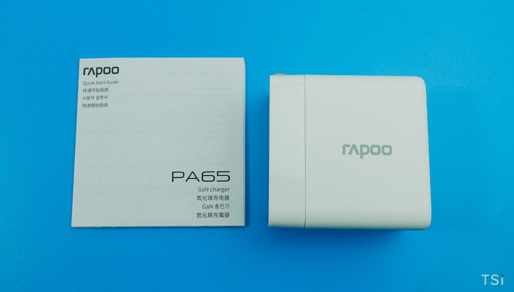 Củ sạc Rapoo PA65: gọn nhẹ, sạc nhanh cho tất cả thiết bị