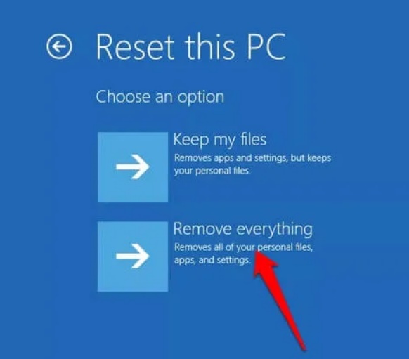 Khôi phục cài đặt gốc cho Windows 10