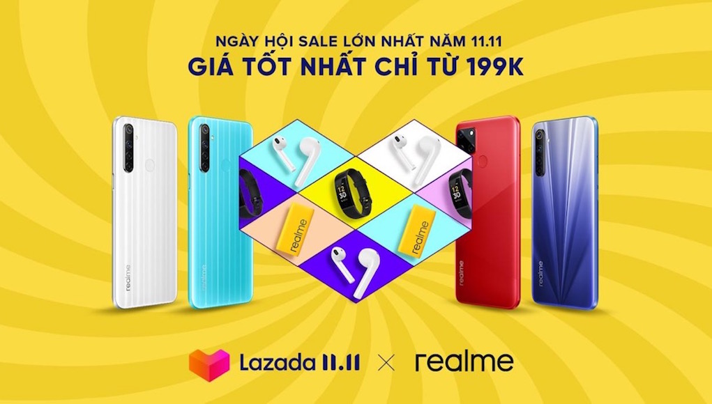 Realme tung chương trình ưu đãi ngày hội siêu sale 11/11