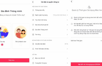 TikTok cập nhật tính năng Gia đình Thông minh