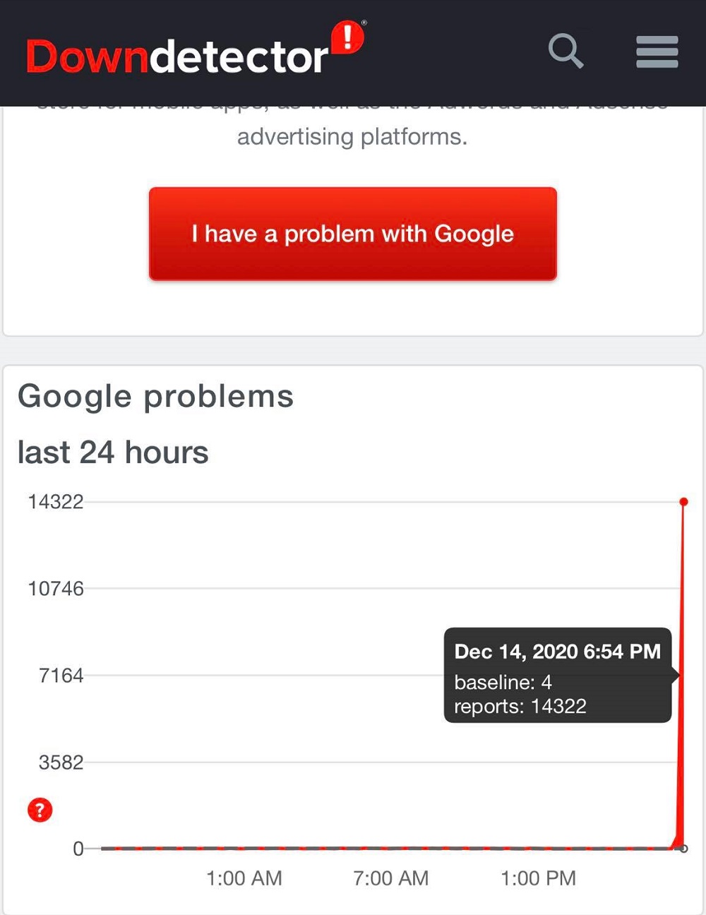 Google bị sự cố gián đoạn dịch vụ trên toàn cầu