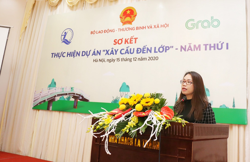 Grab và Quỹ Bảo trợ trẻ em tổ chức hội thảo sơ kết “Xây cầu đến lớp” Grab và Quỹ Bảo trợ trẻ em tổ chức hội thảo sơ kết “Xây cầu đến lớp”