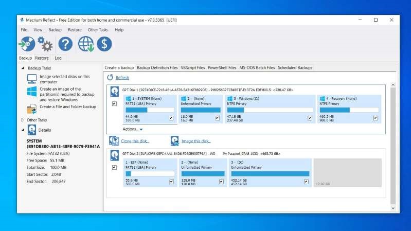 Sao lưu toàn bộ ổ cứng trên máy tính Windows Sao lưu toàn bộ ổ cứng máy tính Windows