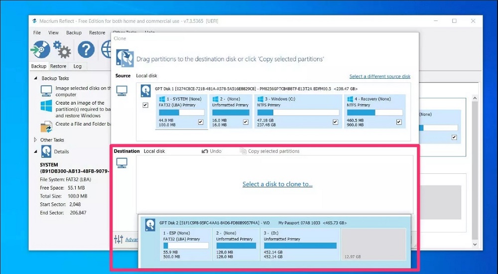 Sao lưu toàn bộ ổ cứng trên máy tính Windows Sao lưu toàn bộ ổ cứng máy tính Windows