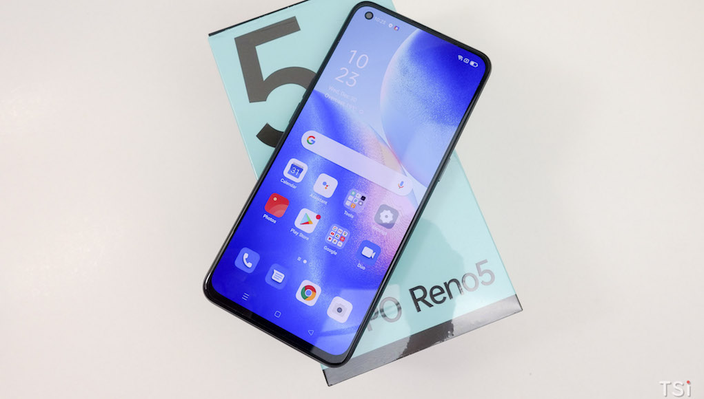 Mở hộp OPPO Reno5: mỏng, pin lớn, sạc nhanh, cụm camera ấn tượng