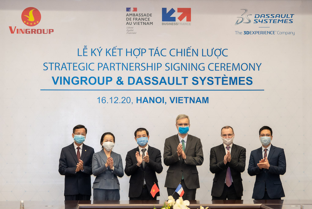 VinGroup hợp tác chiến lược Dassault Systèmes thúc đẩy chuyển đổi số