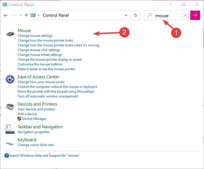Tùy chỉnh cài đặt chuột và bàn di chuột trên Windows 10
