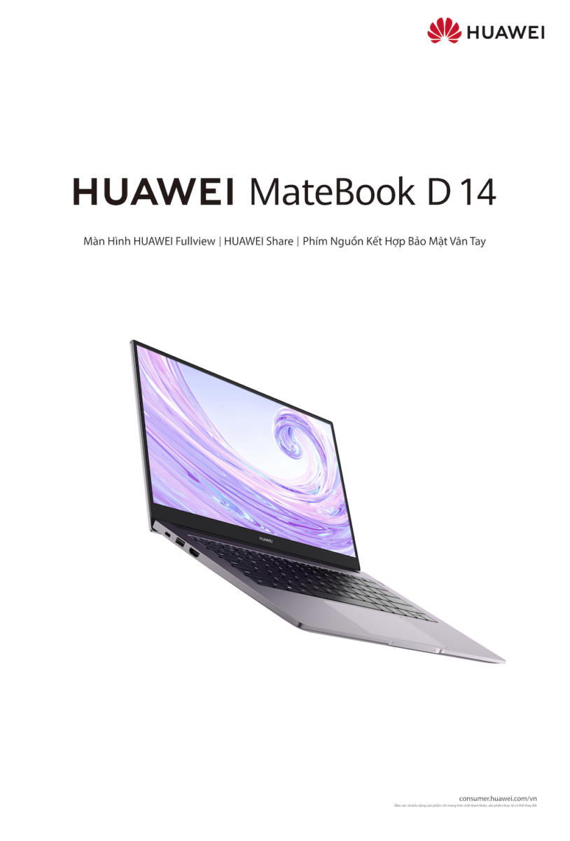 Huawei ra mắt MateBook D 14, giá 15,9 triệu đồng Huawei ra mắt MateBook D 14, giá 15,9 triệu đồng