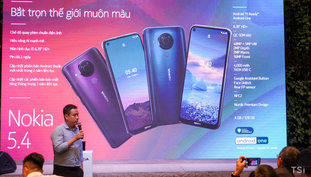 Nokia 5.4 ra mắt, tích hợp nhiều tính năng cao cấp với giá hợp lý