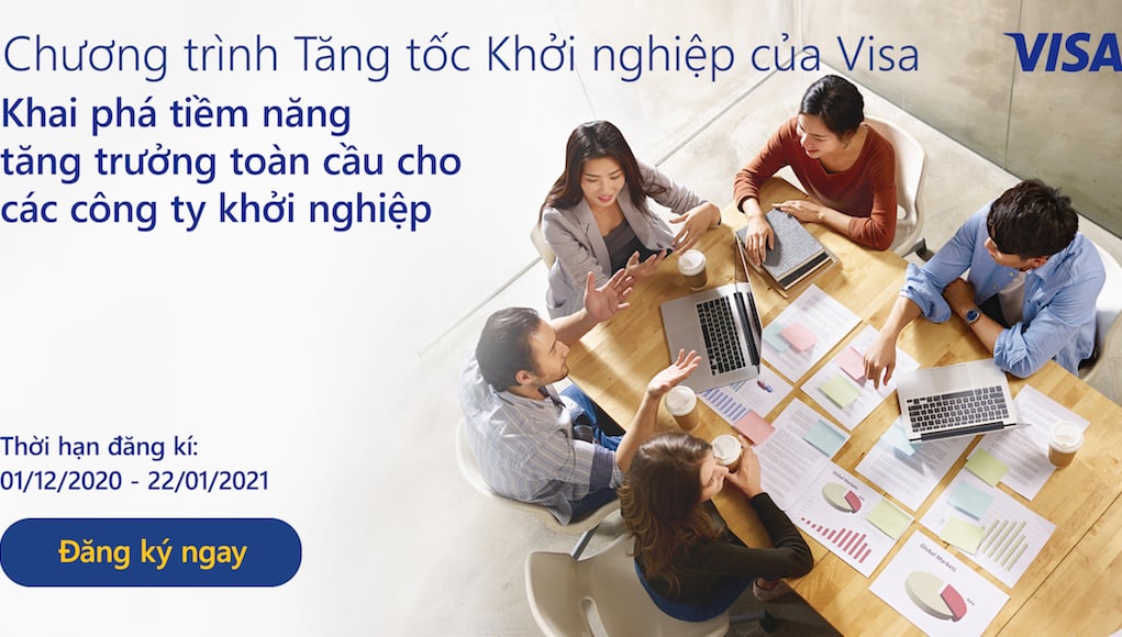 Visa hỗ trợ 6 startup Châu Á - Thái Bình Dương tham gia Chương trình Tăng tốc Khởi nghiệp