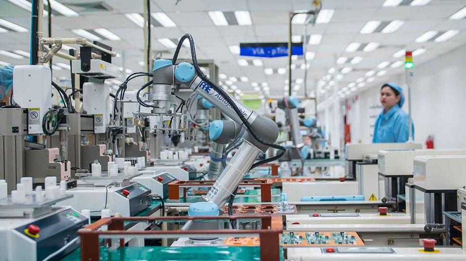 Universal Robots kêu gọi thúc đẩy tự động hóa rô bốt trong sản xuất Universal Robots kêu gọi thúc đẩy tự động hóa rô bốt