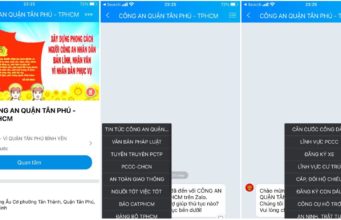 Quận Tân Phú dùng Zalo cập nhật thông tin làm căn cước công dân có gắn chip