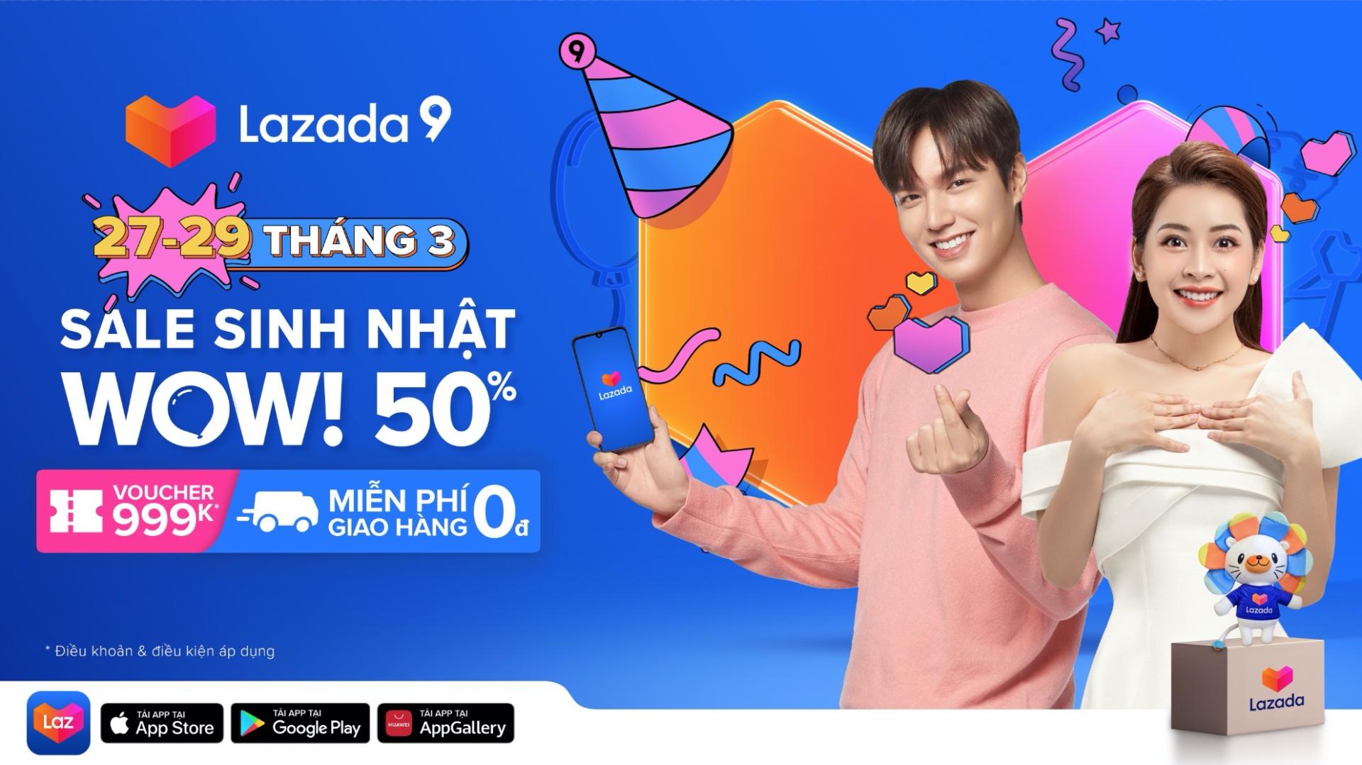 Lazada tổ chức đại tiệc sinh nhật lần thứ 9 với hàng triệu ưu đãi hấp dẫn
