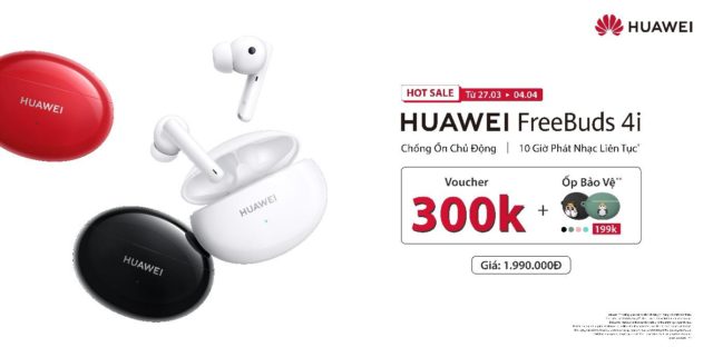 Huawei FreeBuds 4i ra mắt giá 2 triệu, có chống ồn chủ động Huawei FreeBuds 4i ra mắt giá 2 triệu, có chống ồn chủ động