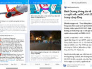 Sử dụng Zalo truy vết ca nhiễm COVID-19 mới tại Bình Dương và Hải Phòng Sử dụng Zalo truy vết ca nhiễm COVID-19 mới tại Bình Dương và Hải Phòng