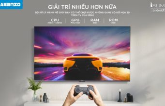 Asanzo trình làng TV thông minh iSLIM PRO 10 chạy Android 10