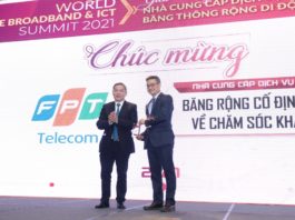 FPT Telecom nhận giải thưởng uy tín Chất lượng dịch vụ được Khách hàng hài lòng nhất