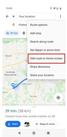 Cách ghim và tra cứu nhanh lộ trình di chuyển trên Google Maps