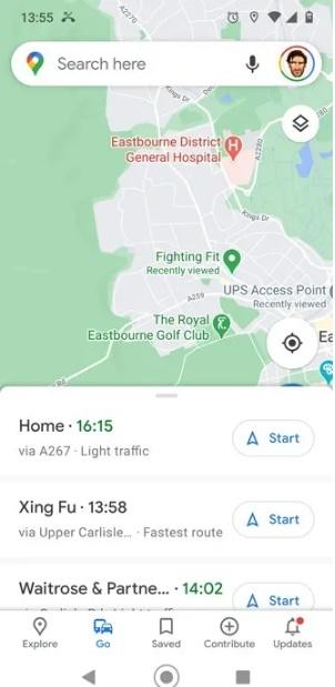 Cách ghim và tra cứu nhanh lộ trình di chuyển trên Google Maps