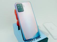 Mở hộp OPPO A94: mặt lưng màu tím huyền ảo, long lanh