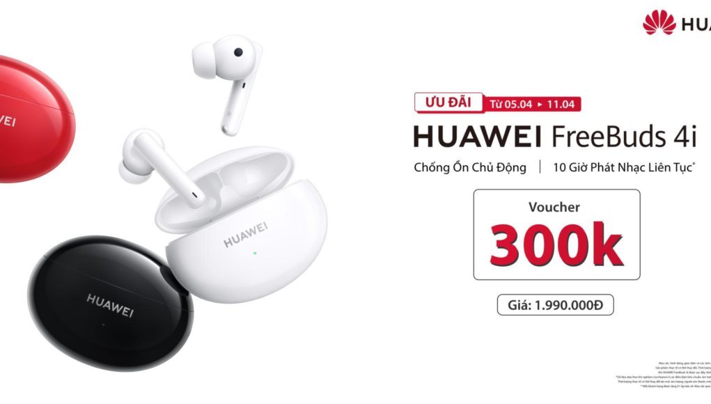 Huawei FreeBuds 4i bán 1000 sản phẩm trong chưa đầy một tuần