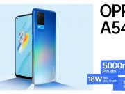 OPPO A54 ra mắt, pin 5000mAh, sạc siêu nhanh 18W OPPO A54 ra mắt, pin 5000mAh, sạc siêu nhanh 18W