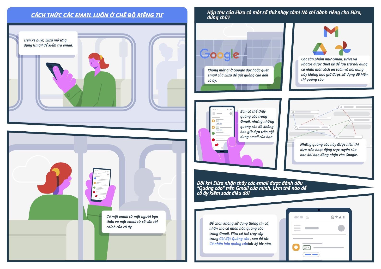 Google chia sẻ cách hãng giữ an toàn, giúp kiểm soát quyền riêng tư