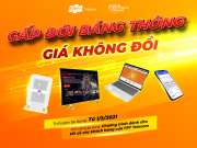 Người dùng Internet FPT tiếp tục được tăng gấp đôi băng thông, giá cước không đổi Người dùng Internet FPT tiếp tục được tăng gấp đôi băng thông, giá cước không đổi