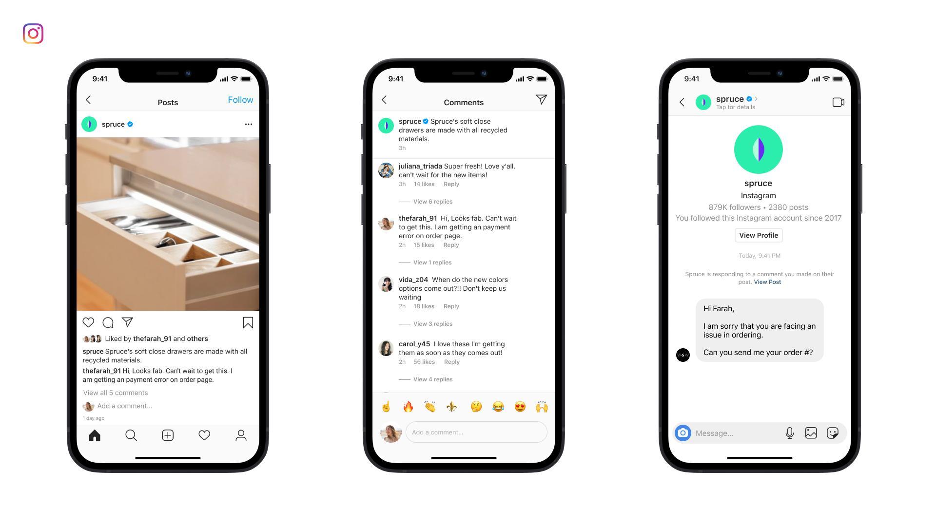 Facebook ra mắt Messenger API trên nền tảng Instagram cho nhà phát triển