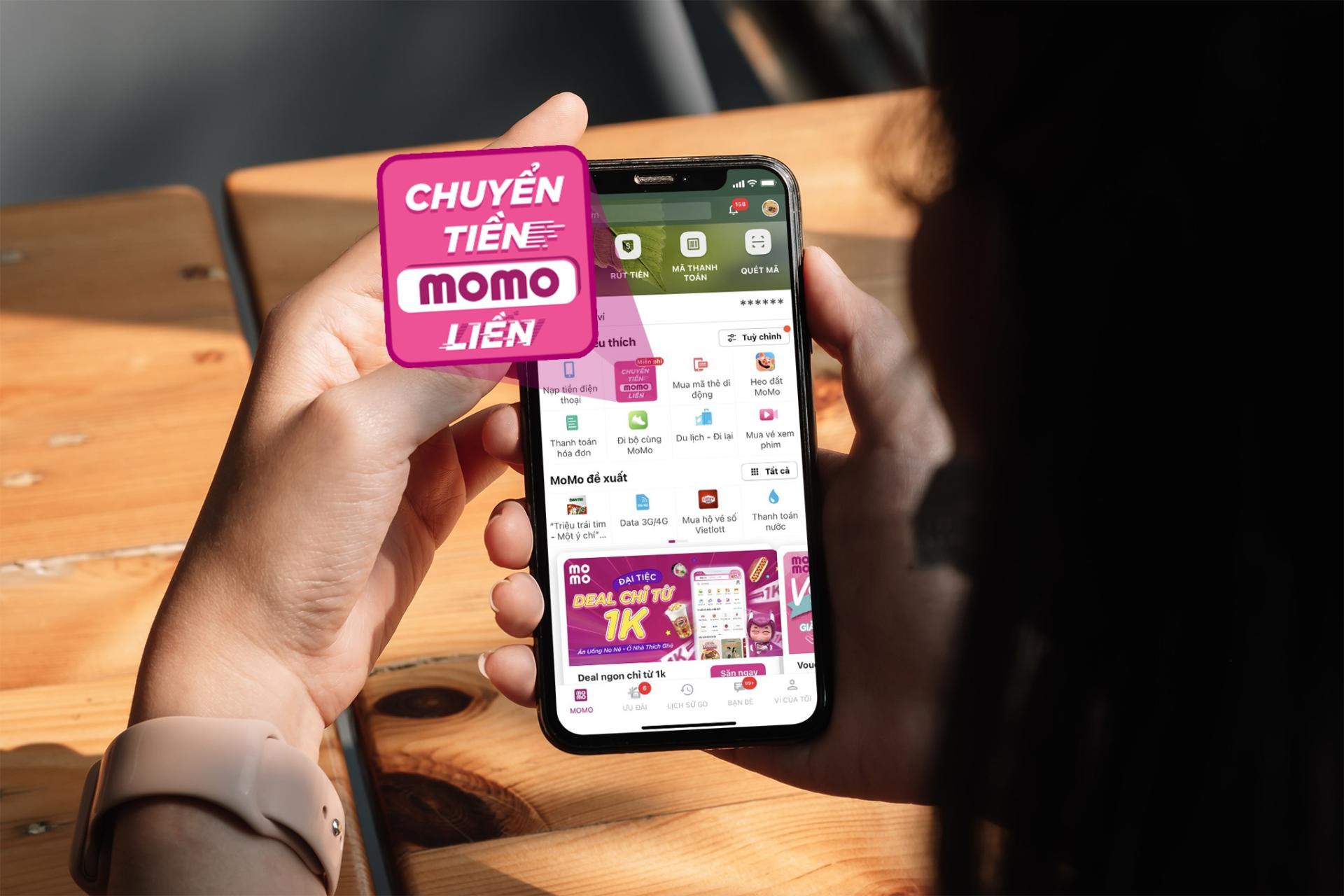 Ví MoMo ‘khoác áo mới’ cho icon chiến lược Chuyển tiền - MoMo liền