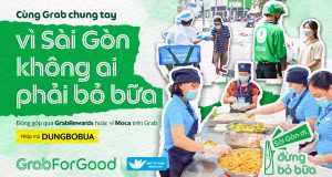 Grab Việt Nam thực hiện chương trình 'Sài Gòn ơi, đừng bỏ bữa' 